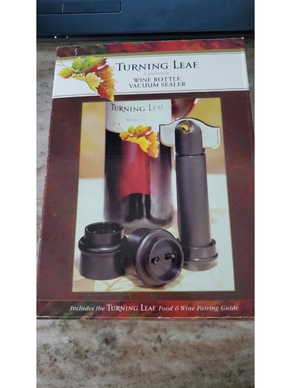 Turning Leaf Wine Bottle Vacuum Sealer TL1634BK